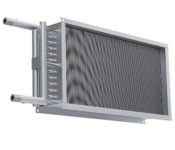 Воздухонагреватель водяной прямоугольный AIRS НАГР-ПВ