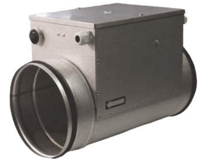 Круглый канальный электрический нагреватель Komfovent ARDHE-250-4,5 (-30..0)/(0...+30)