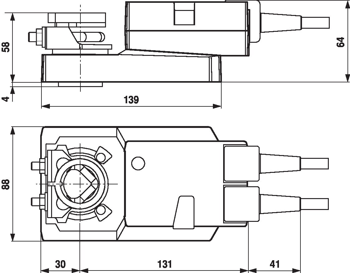 Электропривод Belimo SM230ASR (20 Н·м)