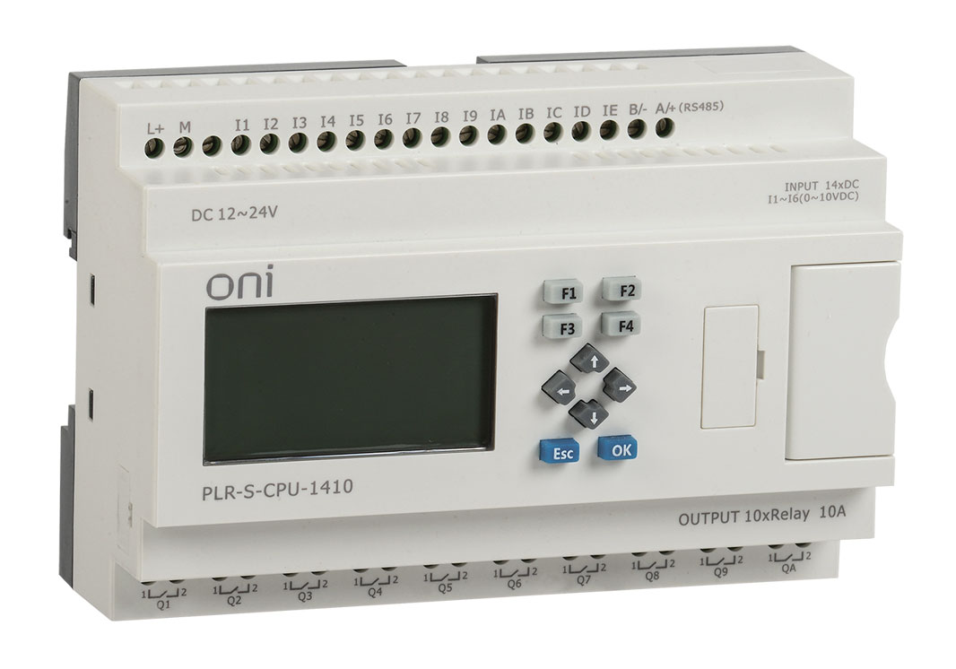 Логическое реле PLR-S. CPU1410(T) 24В DC с экраном