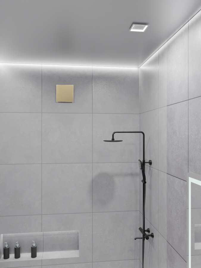 Панель декоративная AEON D100/125 179х179 стекло Matelac beige light DICITI