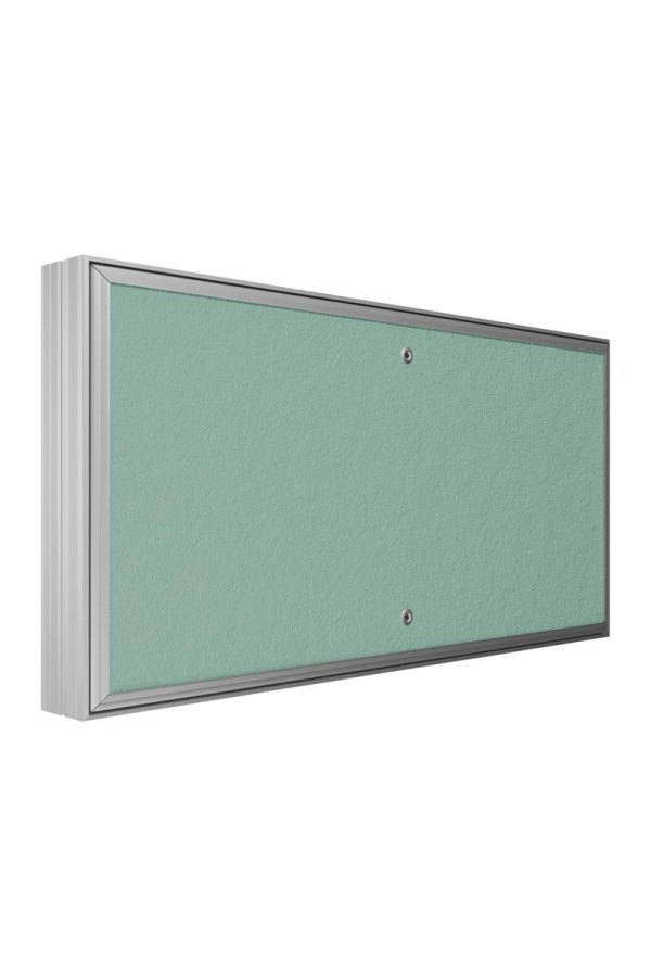 Люк ревизионный D Ceramo Base 600х300 скрытый монтаж съемный алюминий EVECS