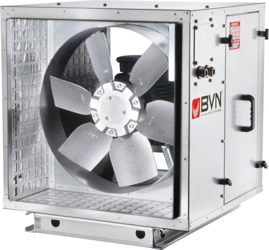 Шумоизолированный канальный осевой вентилятор дымоудаления ARMO-C 1250/3